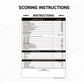 GSE Games & Sports Expert Canasta Score Sheets - 100-Pack, 7"x5", Paper, Includes Game Instructions & Trick Values