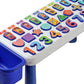 Merishopp Montessori Puzzle Board Early Preschool Toys Shape Pattern Kids Gifts Block 3In1 Blue L Table | Baby Learning Toy | In