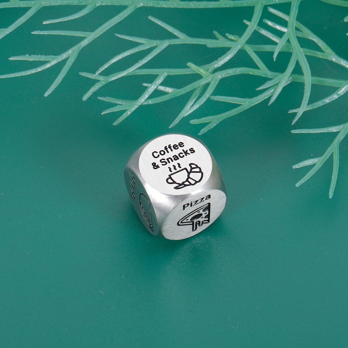 Food Decision Dice 11th Anniversary Steel Gifts 25th 50th Anniversary Day Gifts for Couple Games for Date Night Back to School S