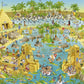 Heye Nile Habitat 1000 Piece Marino Degano Funky Zoo Jigsaw Puzzle