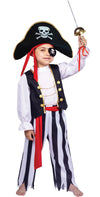 Dress Up America Kids Pirate Costume - Authentic Boys Pirate Costume For Halloween, Birthday Parties, & Role-Play Dress Up