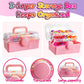 Funzbo 850Pcs Pop Beads - Jewelry Making Kit For 3 4 5 6 7 8 Year Old Little Girls, Arts And Crafts Toys For Kids, Necklace Bracelet Ring Hairband Creativity Snap Set Easter Holidays Birthday Gifts