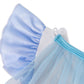 Wonderbabe Girls Princess Costumes Snow Queen Princess Dresses Fancy Dress Up Clothes For Christmas Snow Party Cosplay With White Long Cape Size 2-3T