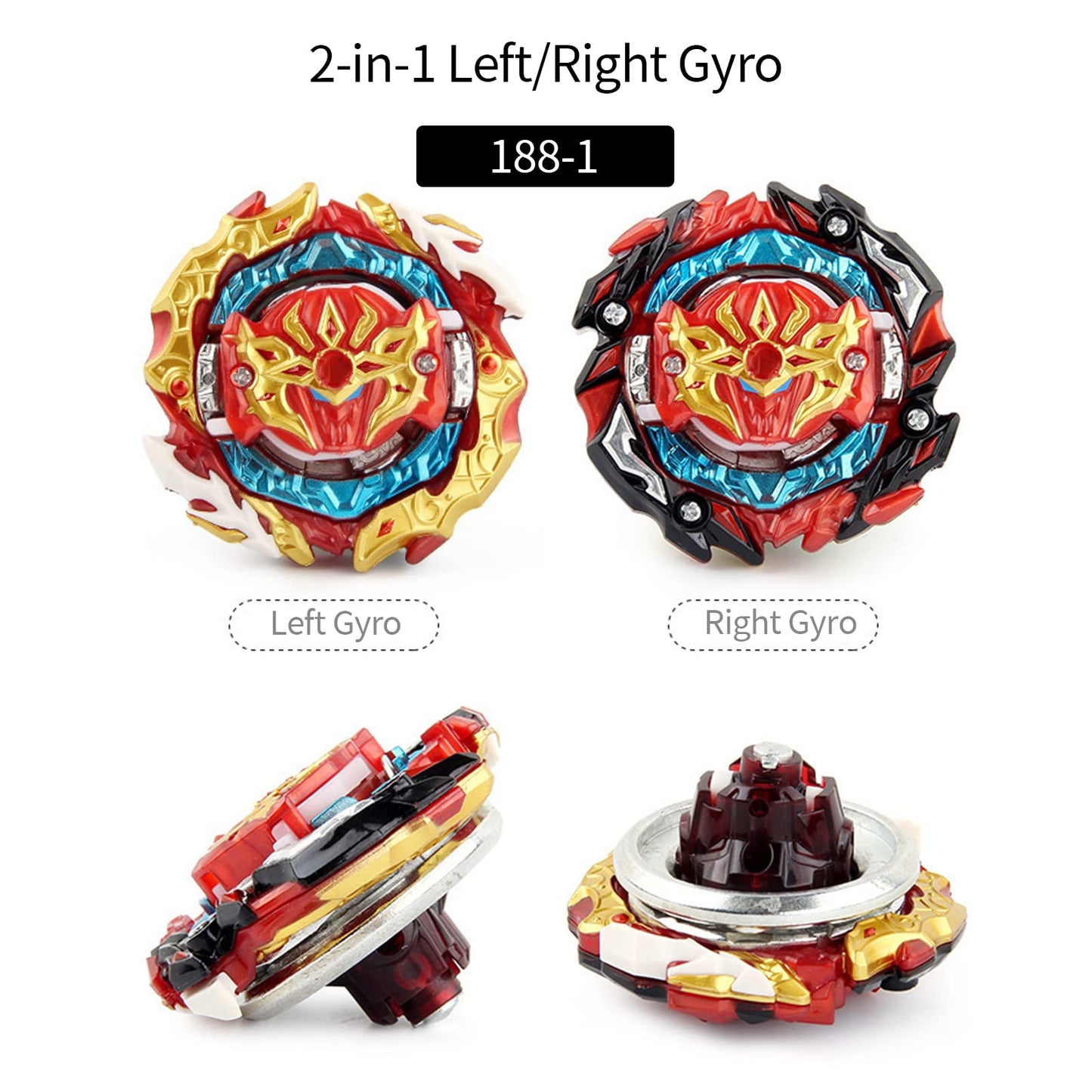 Bey Battling Top cutting edge Battle Set  B-188 Astral Spriggan Spinning Top Set with Launchers  Toy Gift for Boys Kids Children Ages 6+