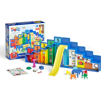 hand2mind Step Squad Mission Headquarters Playset, 15 Pieces, Ages 3+