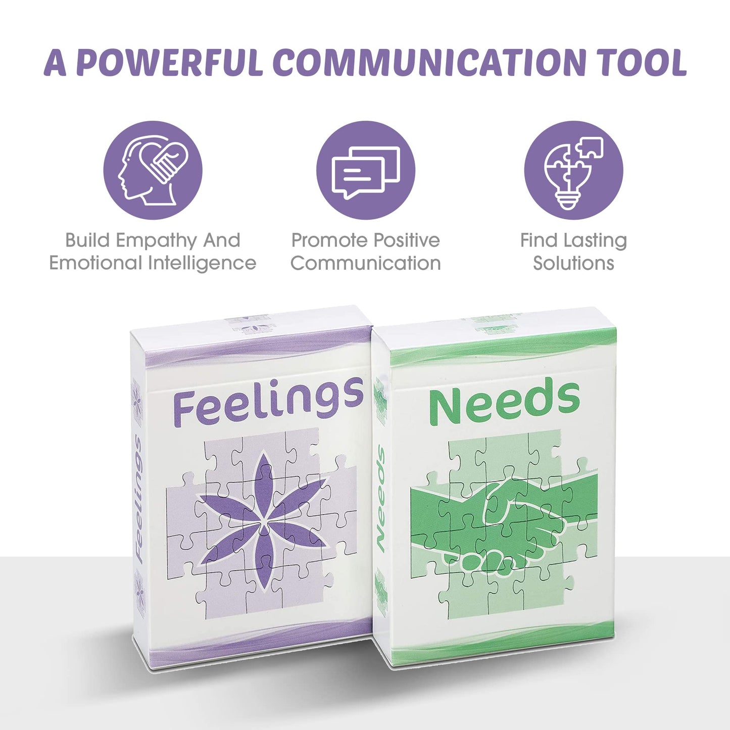 The Empathy Set: Powerful Communication Tool (Feelings And Needs Flash Cards) For Empathy And Emotional Intelligence