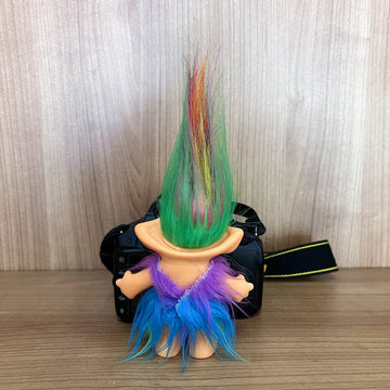 Good Luck Troll Dolls,Vintage Troll Dolls Chromatic Adorable For Collections, School Project, Arts And Crafts, Party Favors - 7.5' Tall (Include The Length Of Hair) (Victoria)
