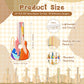 Syhood 24 Pcs Diy Wood Guitar Cutouts For Kids, 12.4 X 6.5 Inches Wood Guitars Cutouts For Boys Girls, Bamboo Musical Instrument For Painting, Suitable For Crafts Class, Birthday Party, Theme Party