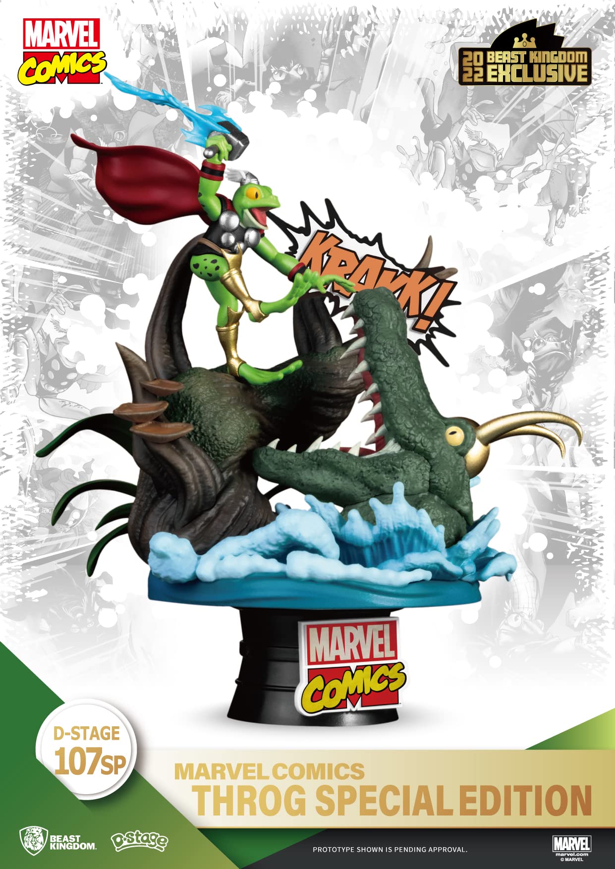 Marvel Comics: Throg DS-107SP SDCC limited availability D-Stage Statue