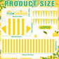 Tioncy Lemonade Stand Kit - 6 Pcs Decor Set with Shelf, Banner, Roof, and Pennant for Outdoor Lemon Themed Parties - Multicolor