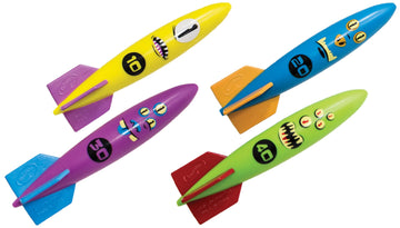 Swimways Toypedo Bandits Pool Diving Toys - Pack Of 4