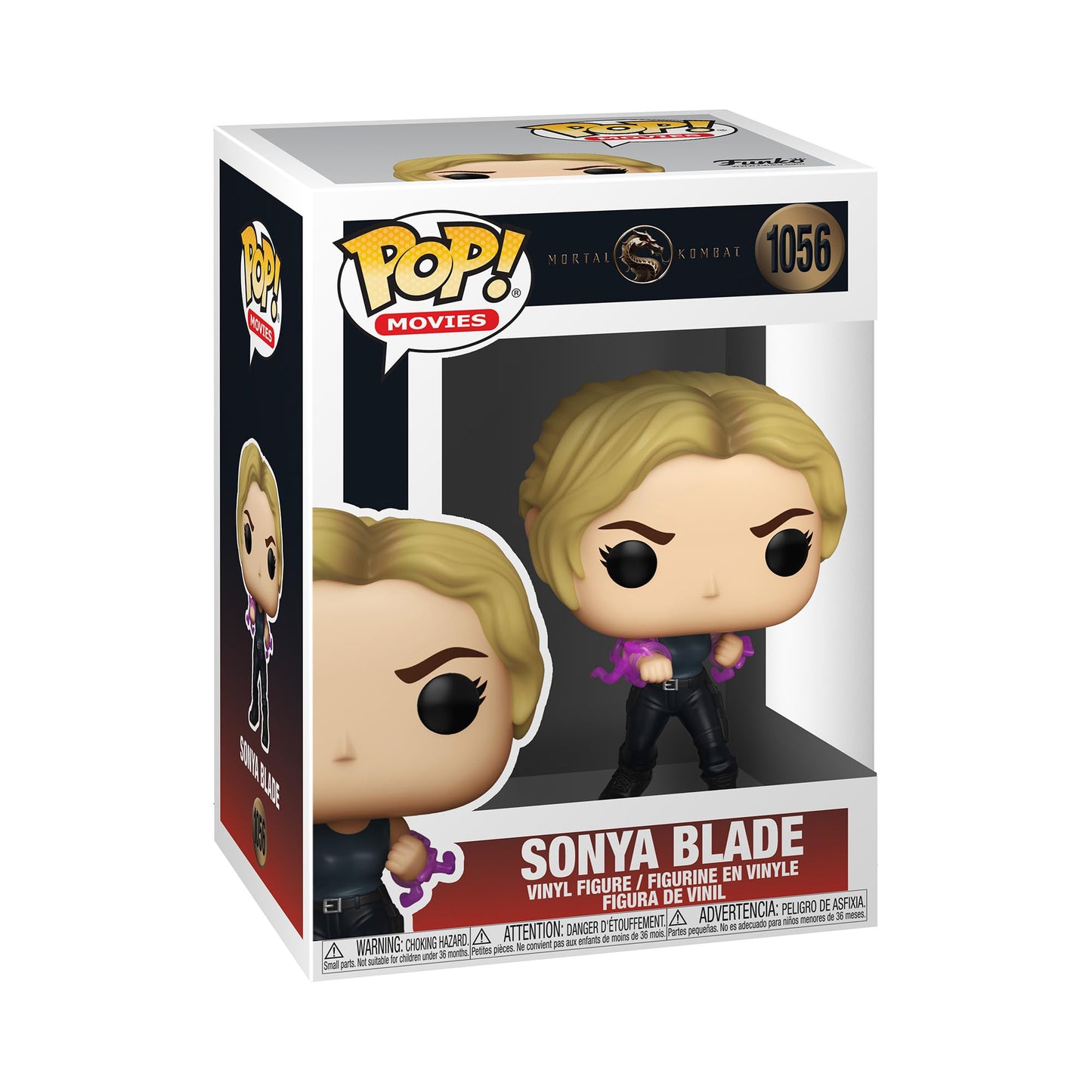 Funko POP Movies: Mortal Kombat - Sonya cutting edge Vinyl Figure  Multicolor  Standard