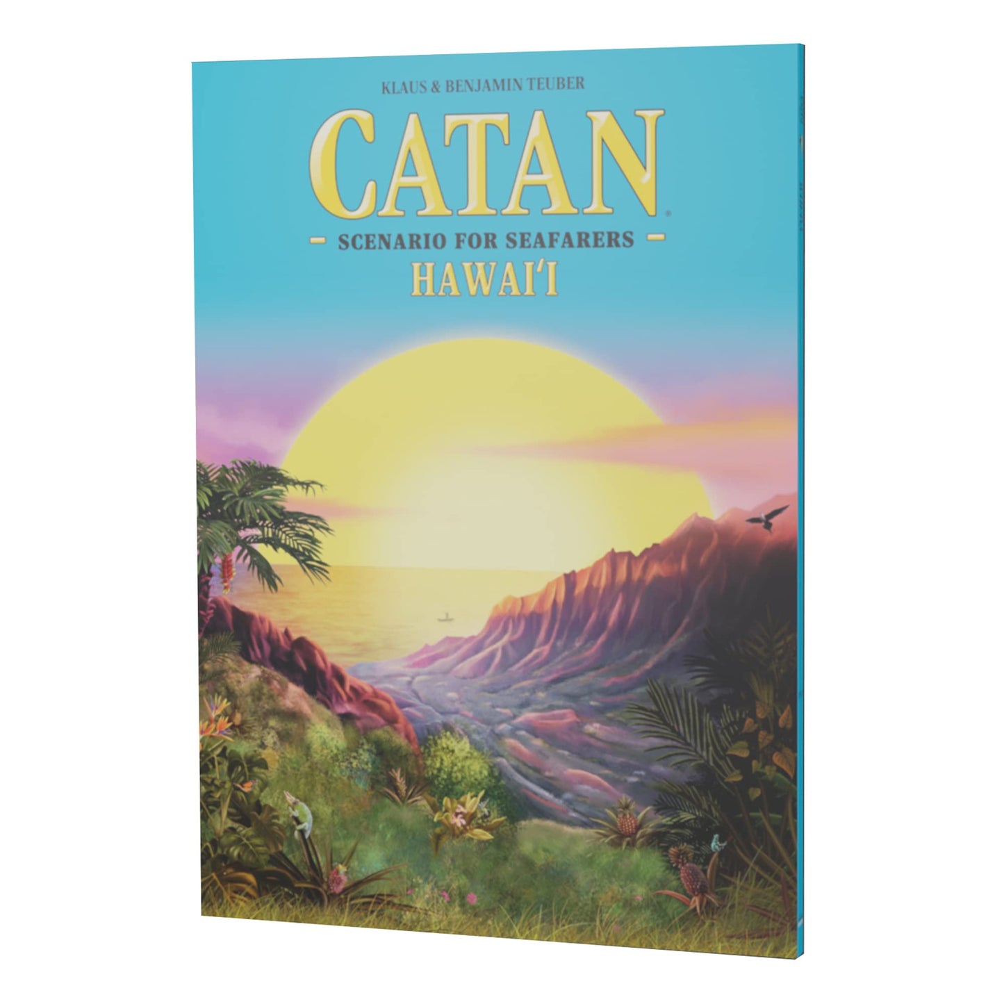 CATAN Hawai'i Scenario Expansion - Tropical Fishing Excursion, Strategy Game for 3-6 Players, Ages 10+, Cardboard, Model CN3129