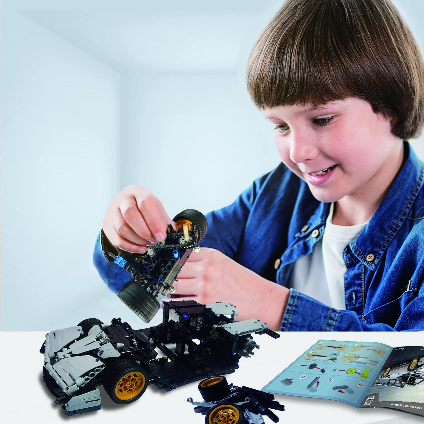 Collectible Model Car Kits For Adults To Build – Car Models Kits To Build For Adults And Kids- Model Car Building Set 1:12 Scale With 959 Pieces - Great Birthday Gift For Adults, Teenagers And Kids