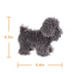 Apricot Lamb Toys Plush Dark Grey Poodle Dog Puppy Stuffed Animal Soft Cuddly Perfect For Child 8.3 Inches
