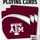 Masterpieces Family Games - Ncaa Texas A&M Aggies Playing Cards - Officially Licensed Playing Card Deck For Adults, Kids, And Family