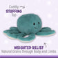 1I4 Group Warm Pals - Octopus - Cozy Lavender Scented Plush Toys - Stuffed Animal - Coolable Bedtime Comfort Plushie