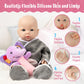 Vollence 17 Inch Full Body Silicone Dolls Boy Anatomically Correct Real Silicone Baby Dolls Toys For Kids Toddlers Child Childre