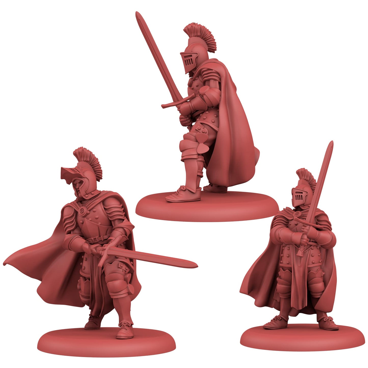 A Song of Ice and Fire Tabletop Miniatures Game Lannister Red Cloaks Unit Box - advanced Soldiers for Epic Battles! Strategy Game for mature-themeds  Ages 14+  2+ Players  45-60 Minute Playtime  Made by CMON