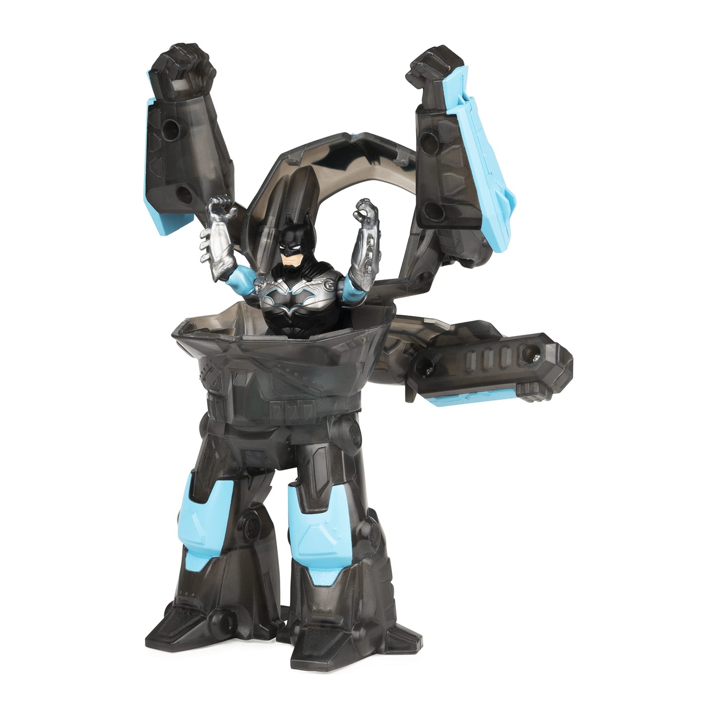 Batman 4-inch Batman Action Figure with Transforming Tech protective covering  Kids Toys for Boys Ages 3 and Up