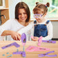 Kids Tool Set with Toy Drill, Toy Tool Box, Construction Tools, Pretend Play Toddler Girl Toys Gifts for Toddlers Kids Aged 3 4
