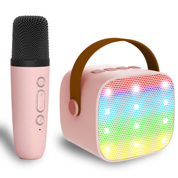 Mini Karaoke Machine For Kids & Adult, 4-12 Years Old Girls Christmas Birthday Gift For Girls & Boys, Karaoke Toys Gifts For Girls Ages 4, 5, 6, 7, 8, 9, 10, 12 +Year Old Birthday Party