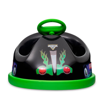 Monster Jam Bumper Car for Kids, 2 Speed Electric Bumper Car Vehicle, Toddler Bumper Car with Remote Control and 360 Degree Turn
