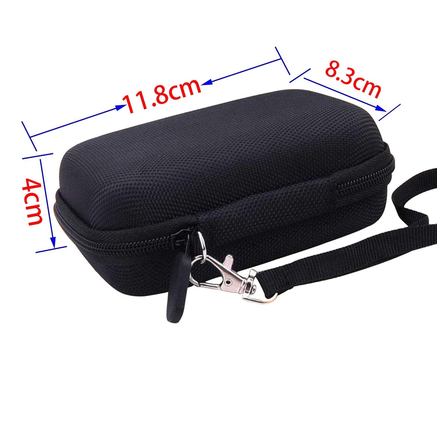 Waiyucn Hard Eva Carrying Case For Miyoo Mini Plus,3.5 Inch Retro Handheld Game Console Case. (Black)