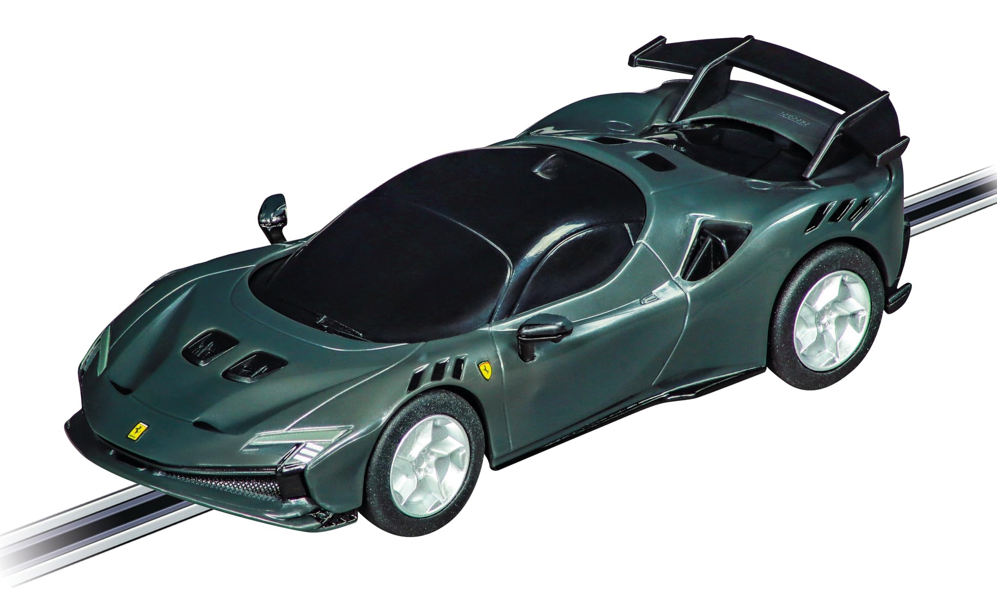 Carrera 64251 Ferrari SF-90 XX Stradale - Grigio Scuro 1:43 Scale Analog Slot Car Racing Vehicle GO Slot Car Toy Race Track Sets