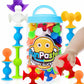 Createview Suction Bath Toys For Baby, 24 Piece Starter Set Suction Cup Toys Preschool Sensory Fidget Toys For Toddlers 1-3 4-8