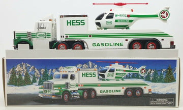 Hess Gasoline Truck Transporter with Helicopter 2006