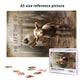 Christian Jesus and Lamb Puzzles for mature-themeds 1000 Pieces Jesus Running After Lost Lamb Jigsaw Puzzles Religious Wooden Puzzle Family Activity Game Puzzle for Easter Christmas