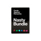 Cards Against Humanity Nasty Bundle - 6 Themed Packs + 10 New Cards, Black & White, Model NSB, Paper Material