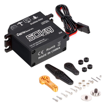 GoolRC Digital Servo GX3370BLS 70KG IP67 Waterproof Steering Servo 180 Full Metal Body Stainless Steel Gear Brushless Motor Serv
