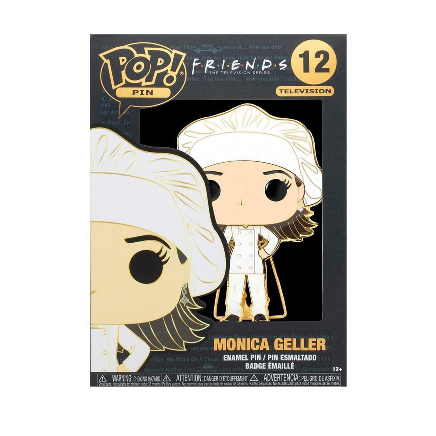 Friends 3 Inch Funko Pop Pin | Monica