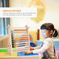 Abacus For Kids - Math Counting Toy Made Of Wooden Beads And Rack - Children'S Wood Number Counters For Teaching Addition, Subtr