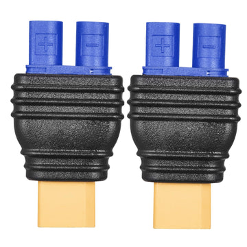 Laisomeke 2 Pack XT30 Male to EC3 Female Mould Type Adapter no Wire Connector Adapter for LiPO Battery