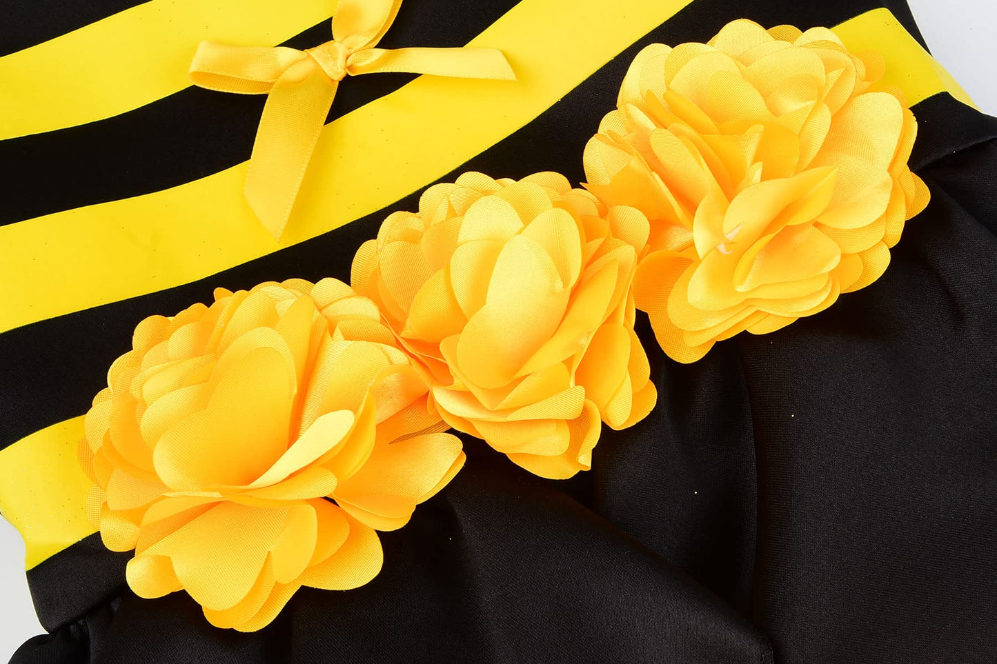 Relibeauty Bumble Bee Costume Kids Bee Costume Toddler Fancy Dress With Bee Wings Halloween Party,4T-4/110