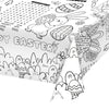 Gatherfun 2 pcs Disposable Easter Color-in Paper Tablecloth Decoration