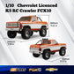 Fms Rc Crawler Fcx10 Chevy K5 Blazer Rs Officially Licensed Pickup Truck Rock Truck 11Ch 2.4Ghz Rc Car For Adults (Orange)