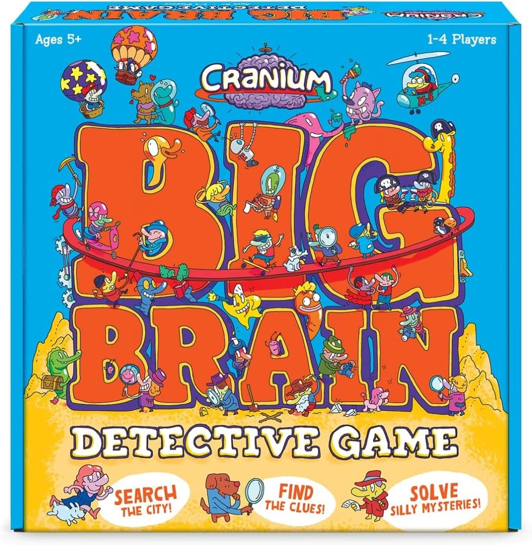 Funko Cranium Big Brain Detective Game For 1-4 Players Ages 5 And Up