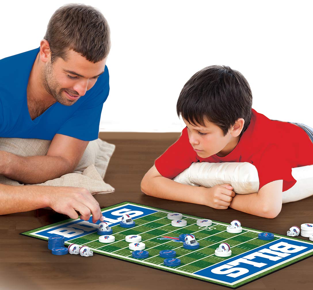 Masterpieces Family Game - Nfl Buffalo Bills Checkers - Officially Licensed Board Game For Kids & Adults