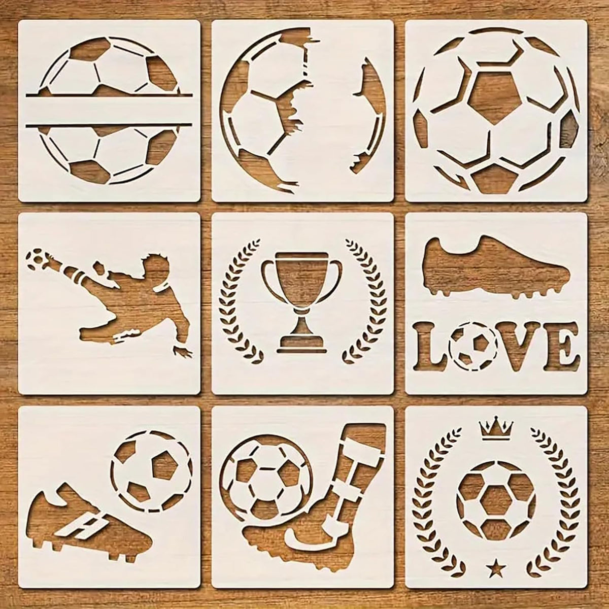 Haoser 9 Pcs Unfinished Wood Cutouts 9 Styles Diy Wooden Summer Ornaments, Wooden Art Craft Painting Kit For Kids, Birthday East
