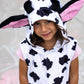 Little Adventures Animal Vest Costumes Dress Ups - Machine Washable Child Pretend Party And Nativity Outfits (Cow, Age 8-12)