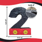Apinata4U Black & Red Number Two Pinata With Yellow Buttons, Second Themed Birthday Party Supplies And Decorations, Anniversary Celebrations Pinata, Kids Second Birthday Gift, 20 X 16 X 4 Inches