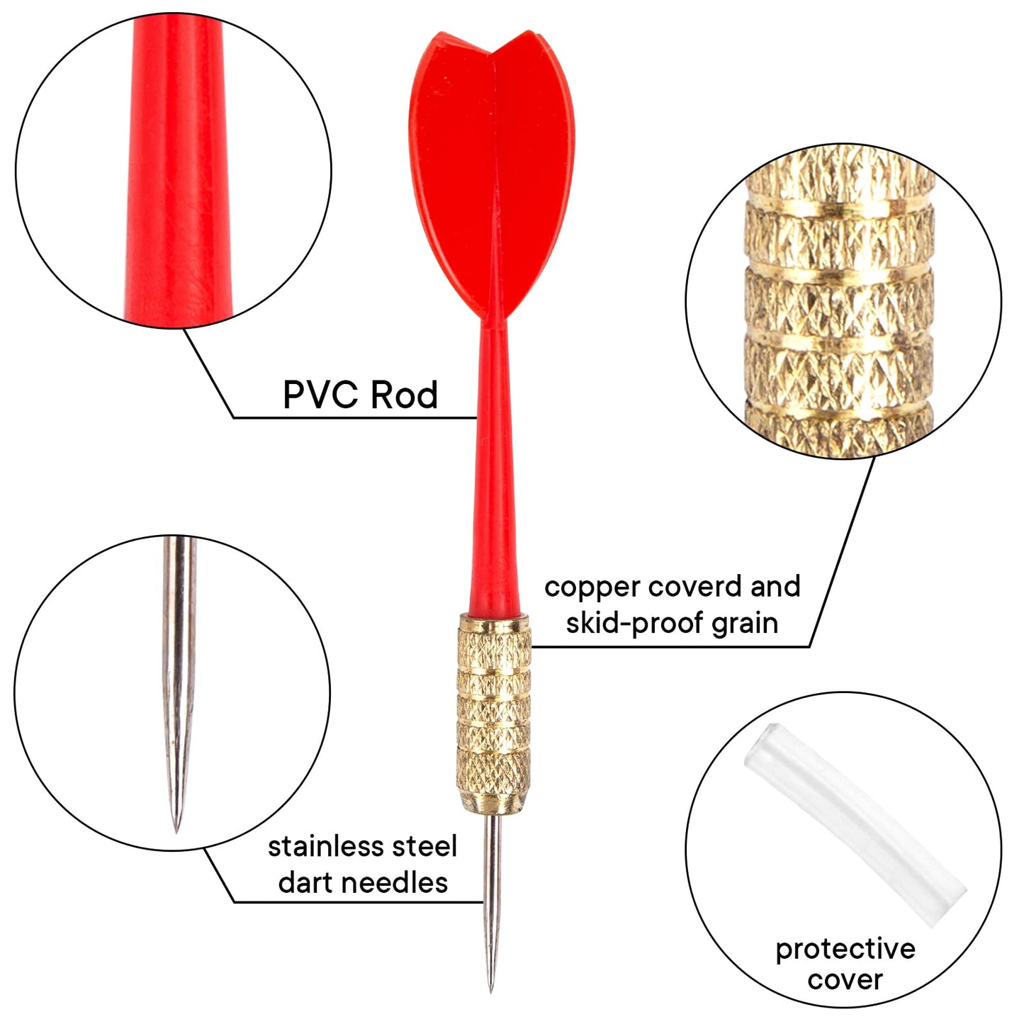 Lovestown Carnival Games Darts Balloons, 500Pcs Circus Decorations Christmas Balloons Water Balloons With 10Pcs Darts For Carnival Party Supplies