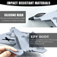 crohorizon F22 RC Fighter Jet Plane,Remote Control Airplane for Kids Over 12 with 2 Batteries,Foam RC Glider Plane Toys for Boys