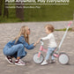 aiwo 5in1 Tricycle for Toddlers 1-3, Toddler Balance Bike for 1 to 4 Year Old Kids Boys Girls First Gift, Ride-on Toys Toddler B