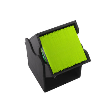Squire 100+ Xl Convertible Deck Box | Card Storage Box With Removable Cover Clips | Holds 100 Double-Sleeved Cards In Extra Thick Inner Card Sleeves | Black Color | Made By Gamegenic