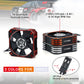 Surpass Motor Cooling Fan 21000RPM RC Motor Heatsink 35mm ESC Cooling Fan for RC Car 1/8 1/10 1/12 Scale 42mm Brushless Motor (B